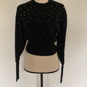 Zara studded sweater size small